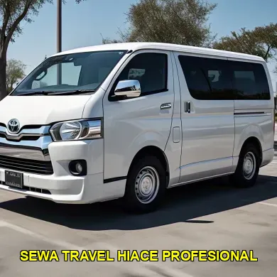 sewa travel hiace profesional